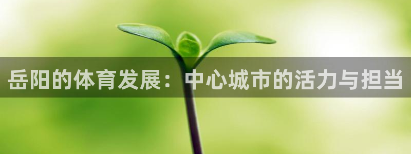 意昂体育4招商电话地址查询：岳阳的体育发展：中心城市
