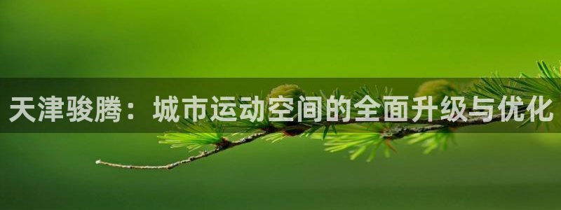意昂体育4软件：天津骏腾：城市运动空间的全面升级与优