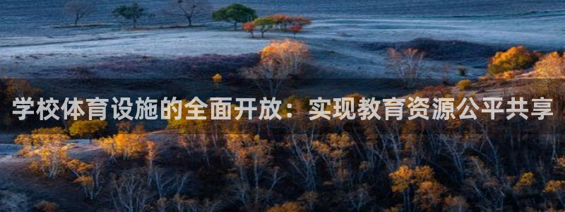 意昂4官方：学校体育设施的全面开放：实现教育资源公平共享