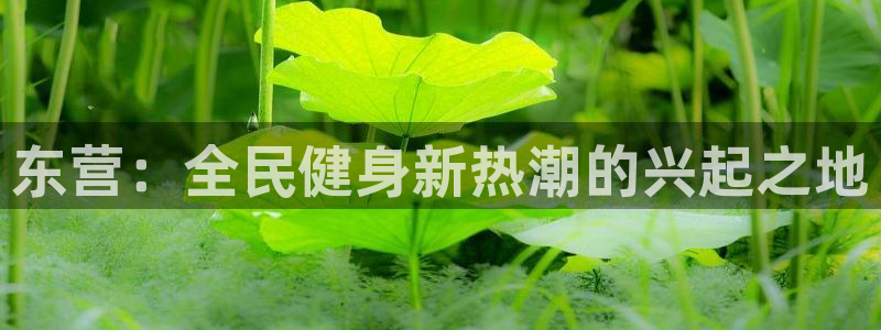 意昂体育4平台注册要钱吗：东营：全民健身新热潮的兴起之地