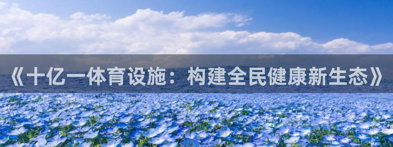 意昂体育4平台假的吗是真的吗：《十亿一体育设施：构建