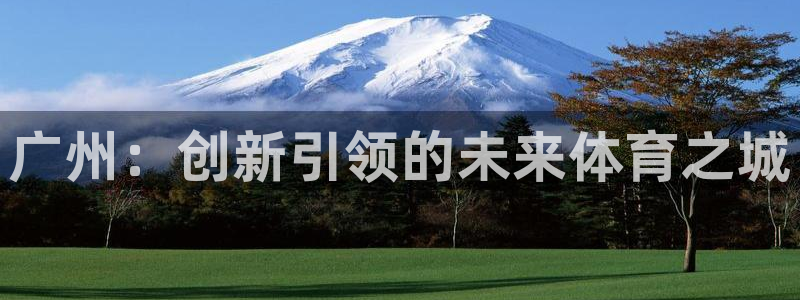 意昂4娱乐平台：广州：创新引领的未来体育之城