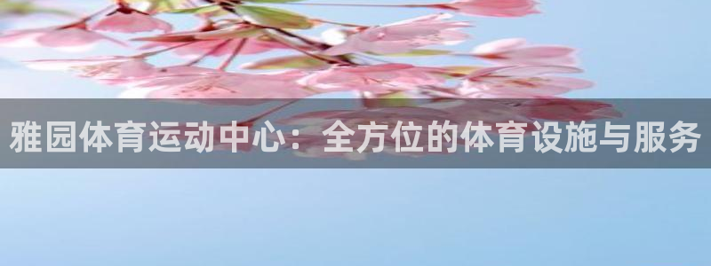 意昂体育4平台注册：雅园体育运动中心：全方位的体育设施与服务
