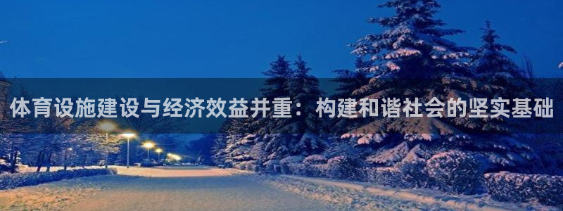 意昂4娱乐平台：体育设施建设与经济效益并重：构建和谐